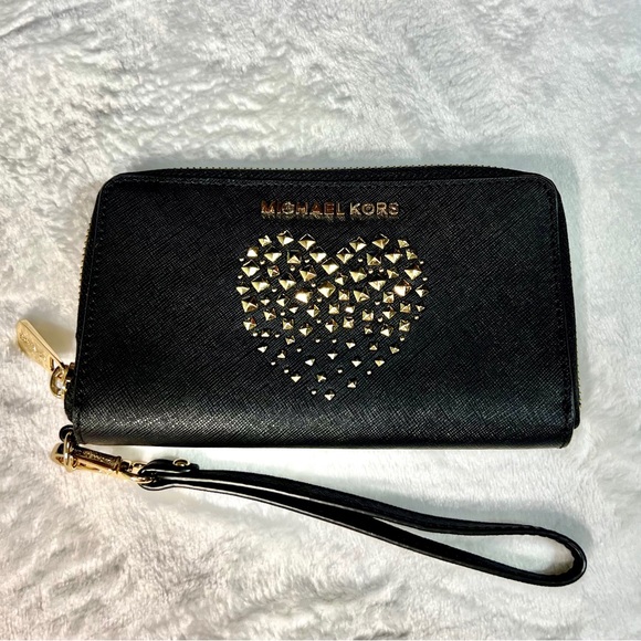 Michael Kors Leather Wallet Wristlet - Picture 6 of 9